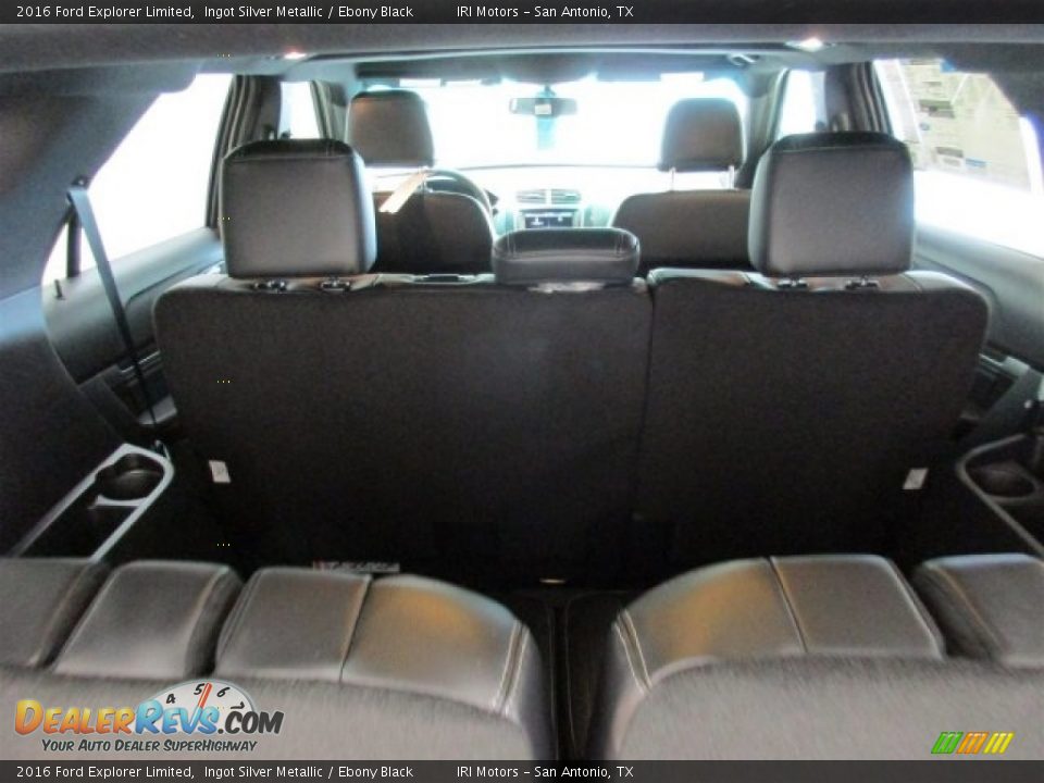 2016 Ford Explorer Limited Ingot Silver Metallic / Ebony Black Photo #27