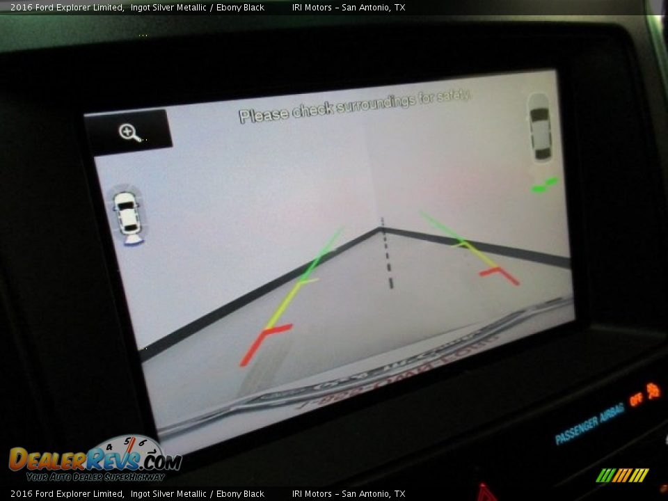 2016 Ford Explorer Limited Ingot Silver Metallic / Ebony Black Photo #32