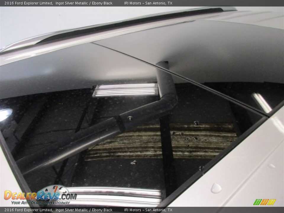 2016 Ford Explorer Limited Ingot Silver Metallic / Ebony Black Photo #35