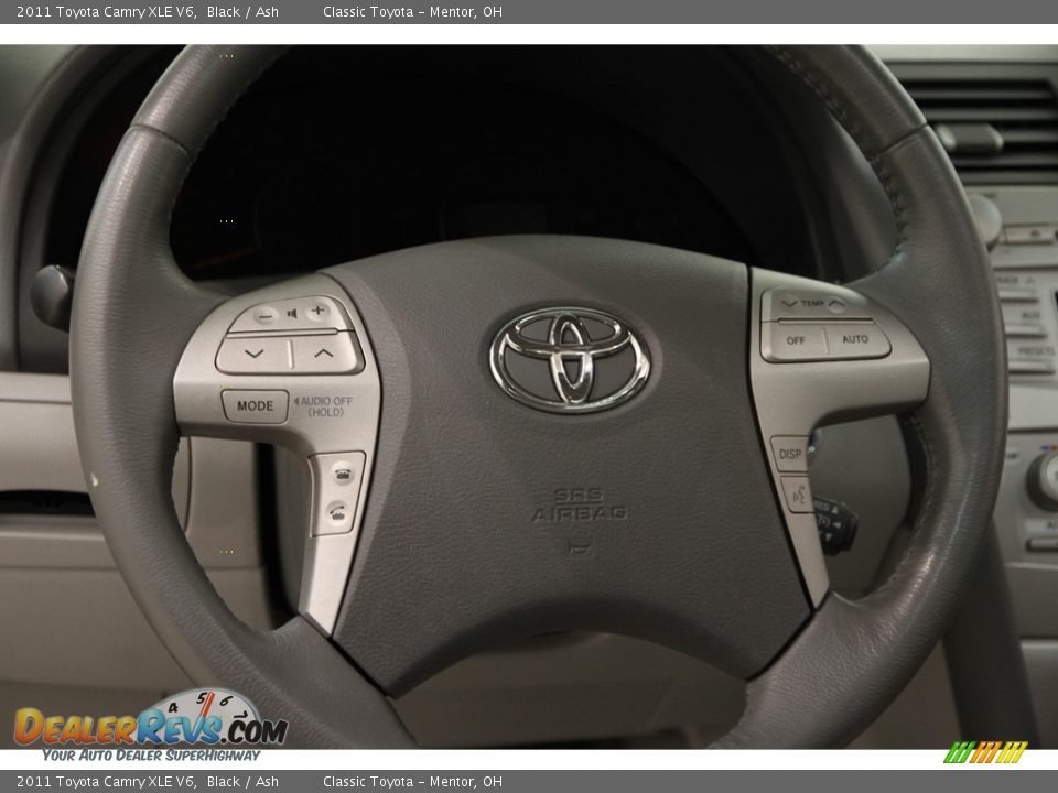 2011 Toyota Camry XLE V6 Black / Ash Photo #6