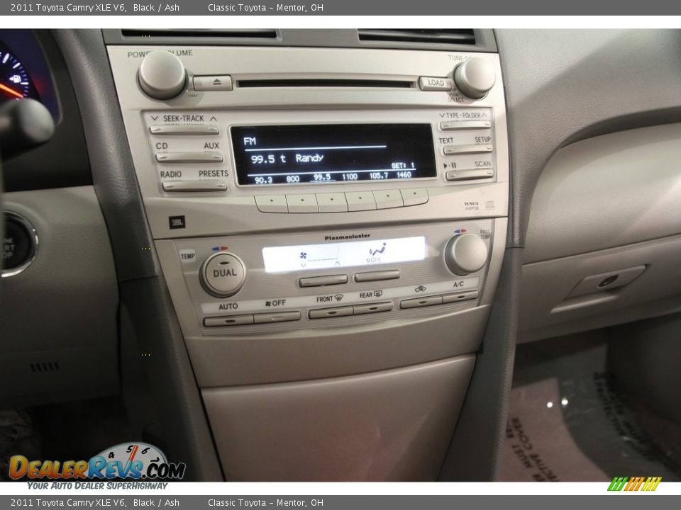 2011 Toyota Camry XLE V6 Black / Ash Photo #8