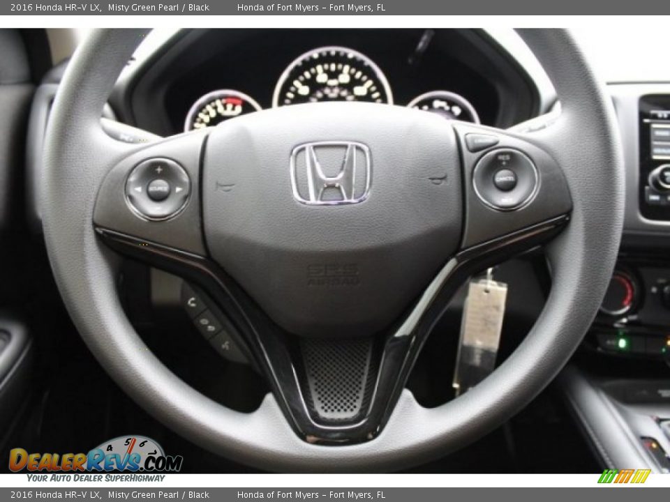 2016 Honda HR-V LX Misty Green Pearl / Black Photo #10