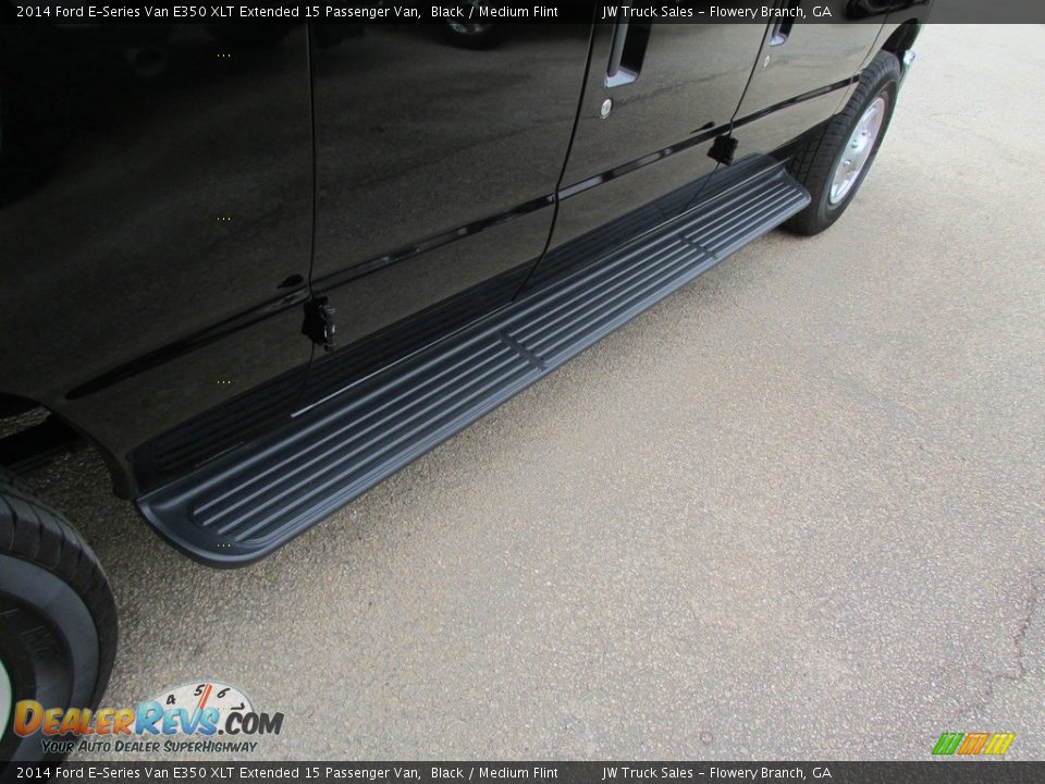 2014 Ford E-Series Van E350 XLT Extended 15 Passenger Van Black / Medium Flint Photo #33