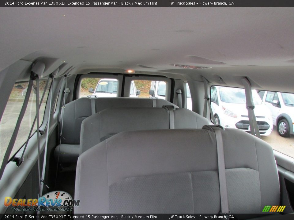 2014 Ford E-Series Van E350 XLT Extended 15 Passenger Van Black / Medium Flint Photo #36