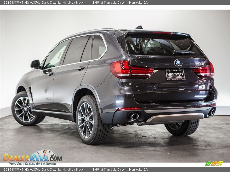 2016 BMW X5 xDrive35d Dark Graphite Metallic / Black Photo #3