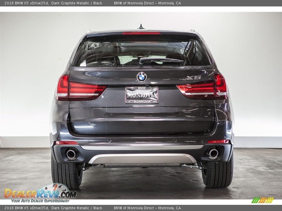 2016 BMW X5 xDrive35d Dark Graphite Metallic / Black Photo #4
