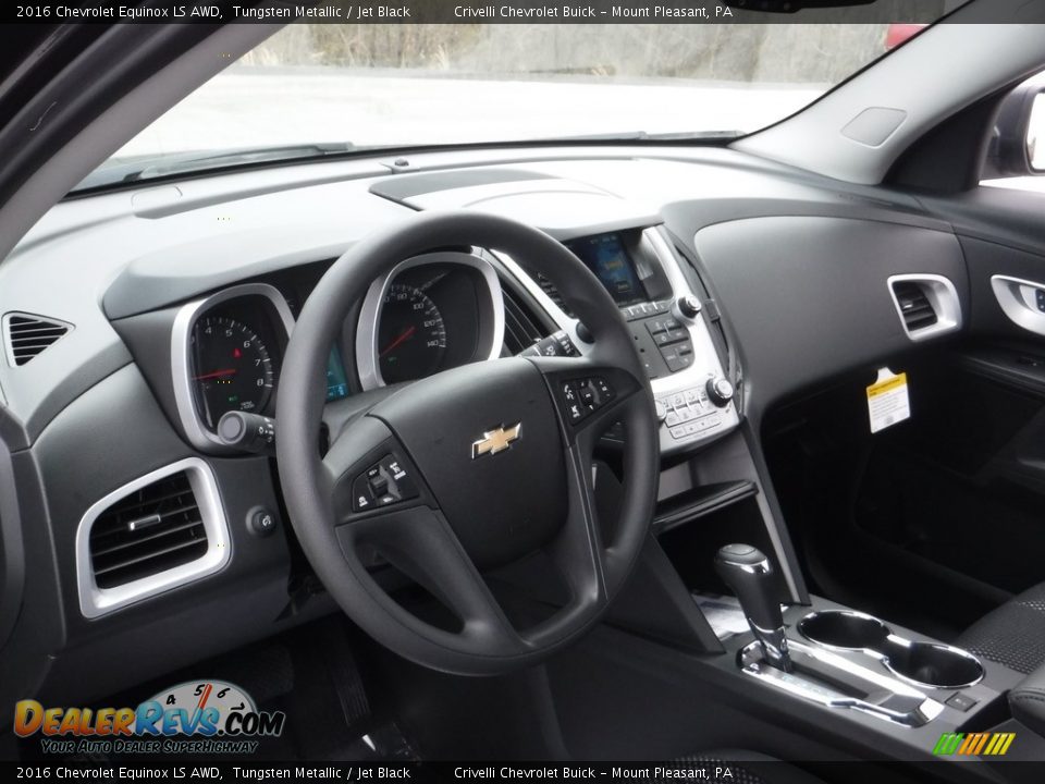 2016 Chevrolet Equinox LS AWD Tungsten Metallic / Jet Black Photo #8