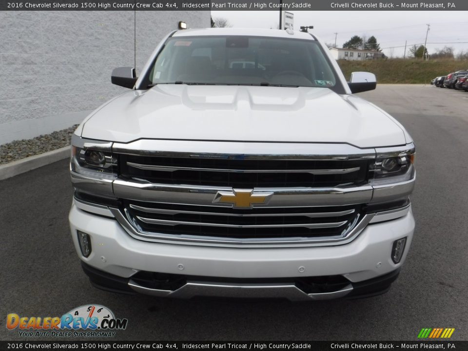 2016 Chevrolet Silverado 1500 High Country Crew Cab 4x4 Iridescent Pearl Tricoat / High Country Saddle Photo #5