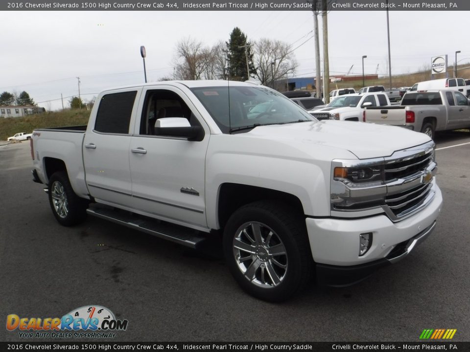 2016 Chevrolet Silverado 1500 High Country Crew Cab 4x4 Iridescent Pearl Tricoat / High Country Saddle Photo #6