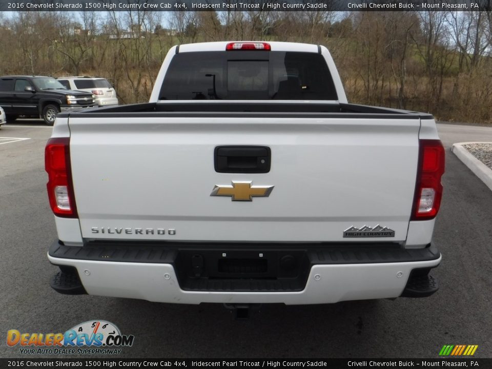 2016 Chevrolet Silverado 1500 High Country Crew Cab 4x4 Iridescent Pearl Tricoat / High Country Saddle Photo #7