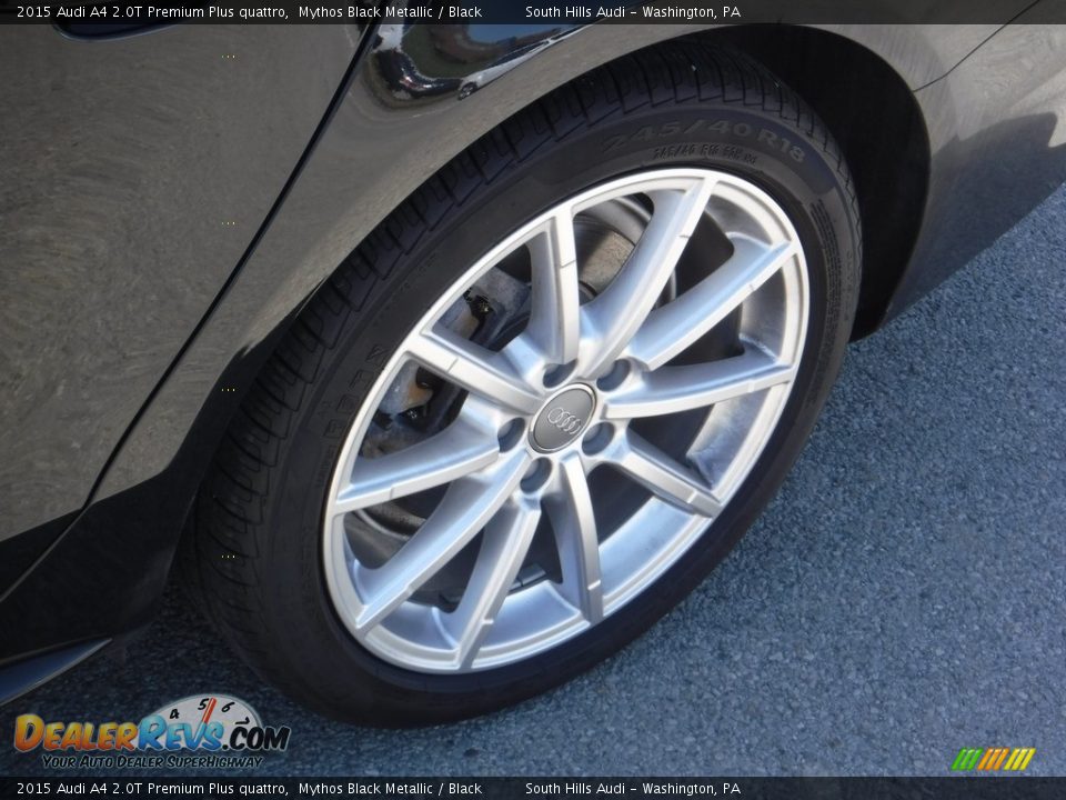 2015 Audi A4 2.0T Premium Plus quattro Mythos Black Metallic / Black Photo #6