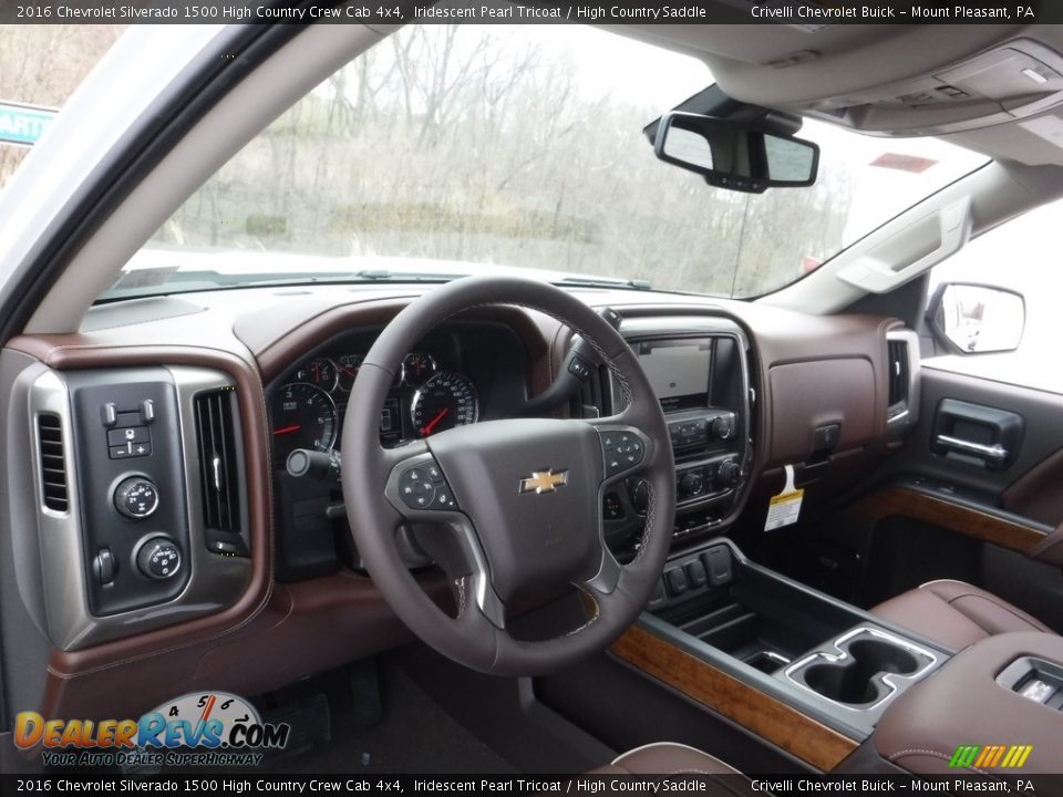 High Country Saddle Interior - 2016 Chevrolet Silverado 1500 High Country Crew Cab 4x4 Photo #11