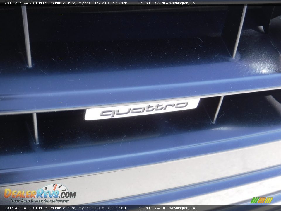 2015 Audi A4 2.0T Premium Plus quattro Mythos Black Metallic / Black Photo #9