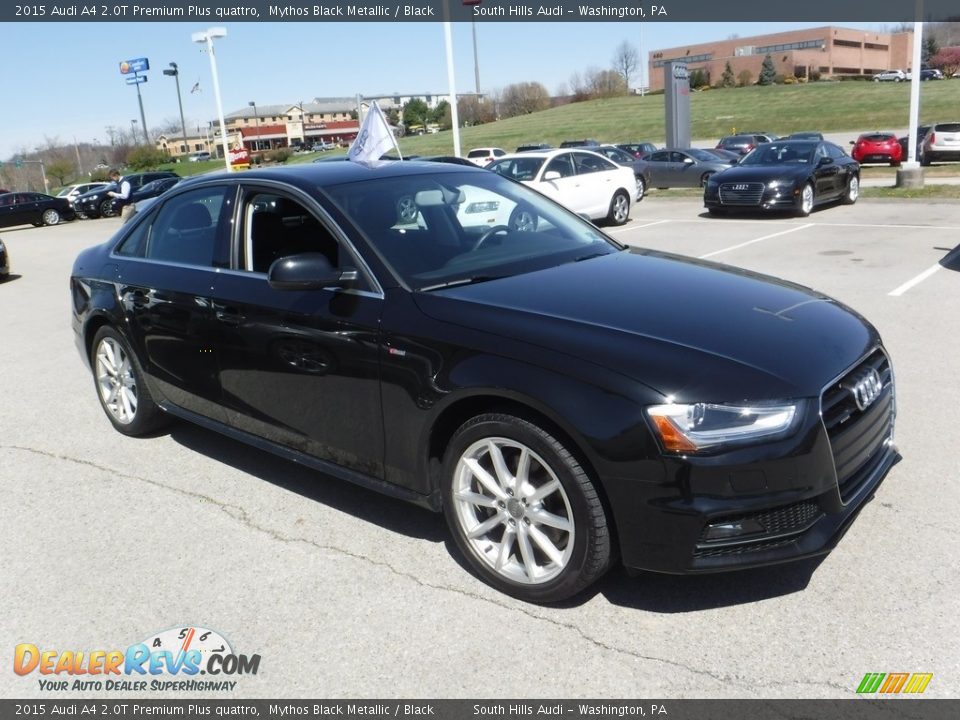 2015 Audi A4 2.0T Premium Plus quattro Mythos Black Metallic / Black Photo #10