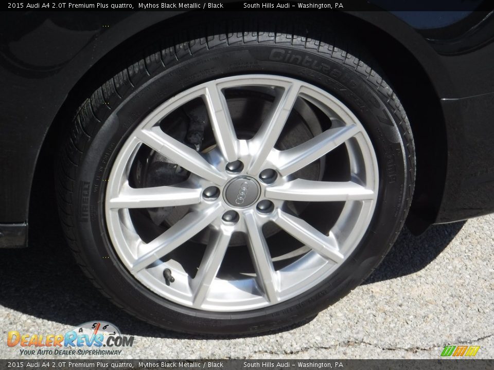 2015 Audi A4 2.0T Premium Plus quattro Mythos Black Metallic / Black Photo #12