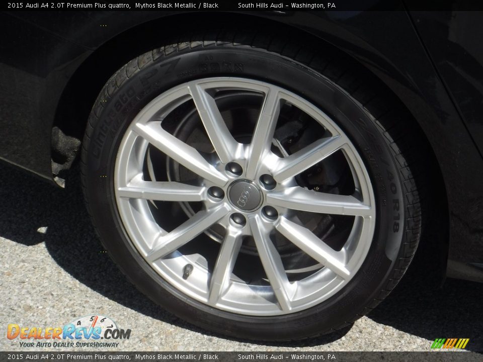 2015 Audi A4 2.0T Premium Plus quattro Mythos Black Metallic / Black Photo #13