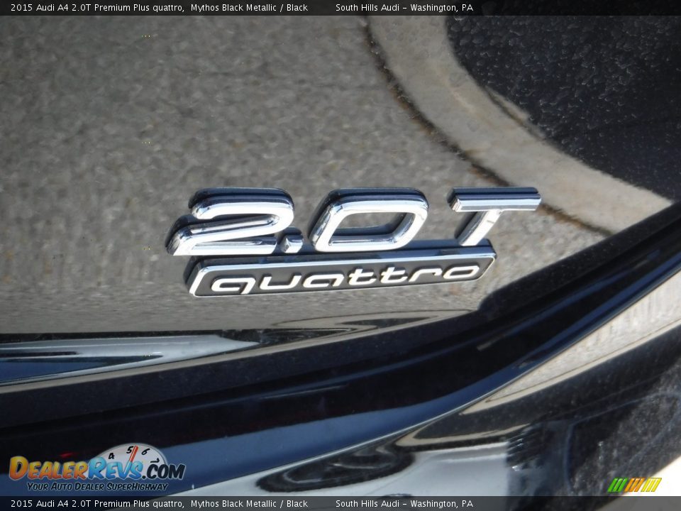 2015 Audi A4 2.0T Premium Plus quattro Mythos Black Metallic / Black Photo #16