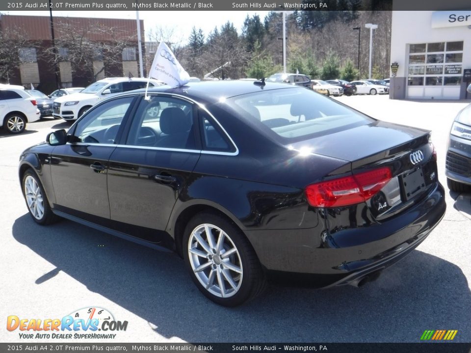 2015 Audi A4 2.0T Premium Plus quattro Mythos Black Metallic / Black Photo #17