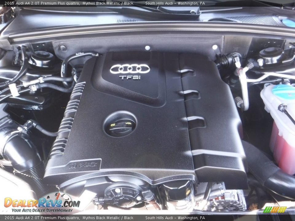 2015 Audi A4 2.0T Premium Plus quattro Mythos Black Metallic / Black Photo #18