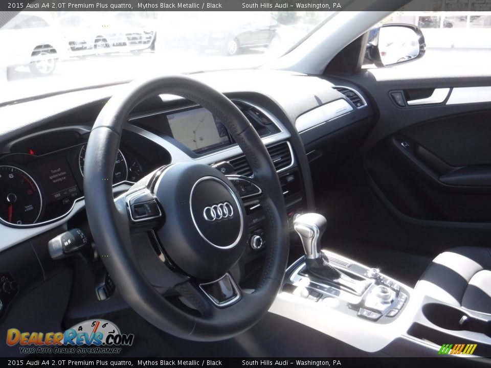 2015 Audi A4 2.0T Premium Plus quattro Mythos Black Metallic / Black Photo #22