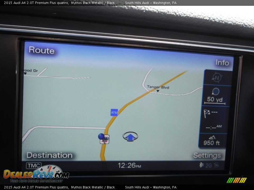 2015 Audi A4 2.0T Premium Plus quattro Mythos Black Metallic / Black Photo #26