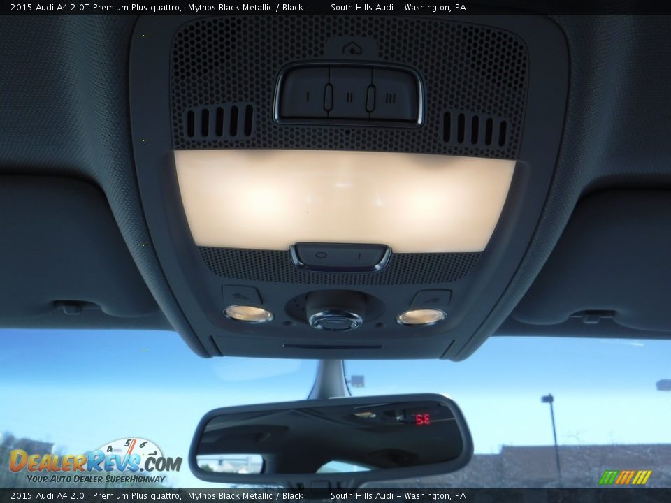 2015 Audi A4 2.0T Premium Plus quattro Mythos Black Metallic / Black Photo #28