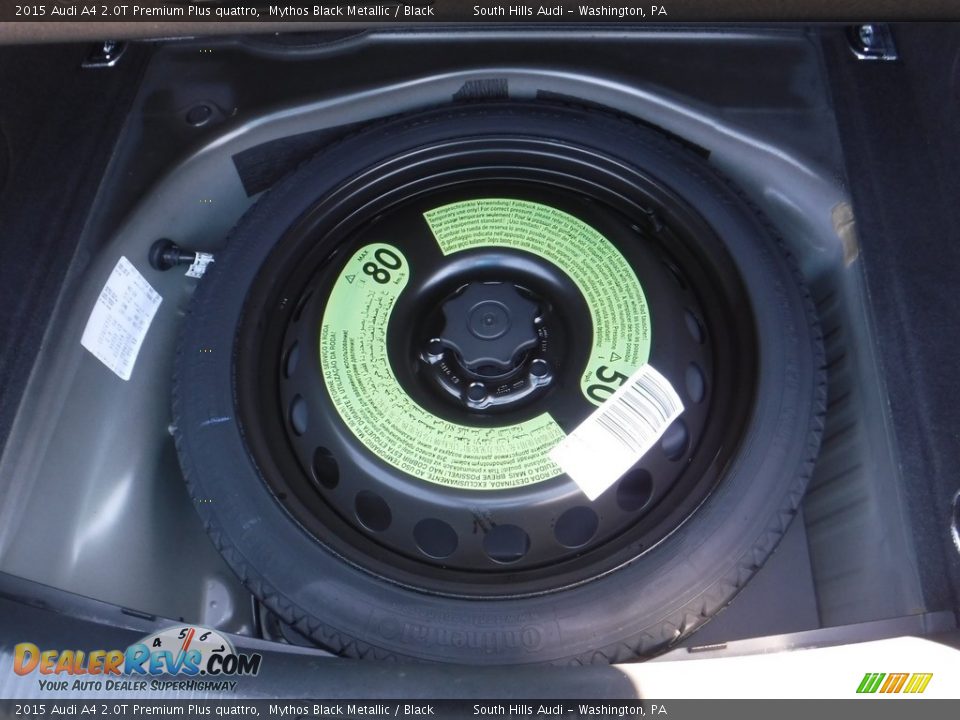 2015 Audi A4 2.0T Premium Plus quattro Mythos Black Metallic / Black Photo #32
