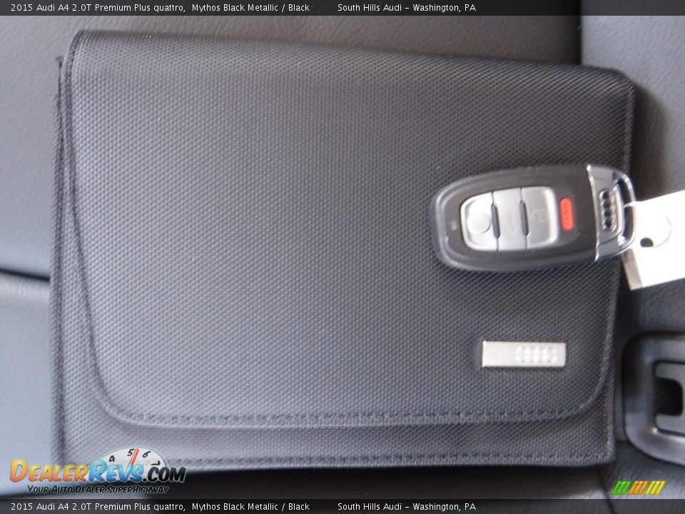 2015 Audi A4 2.0T Premium Plus quattro Mythos Black Metallic / Black Photo #35