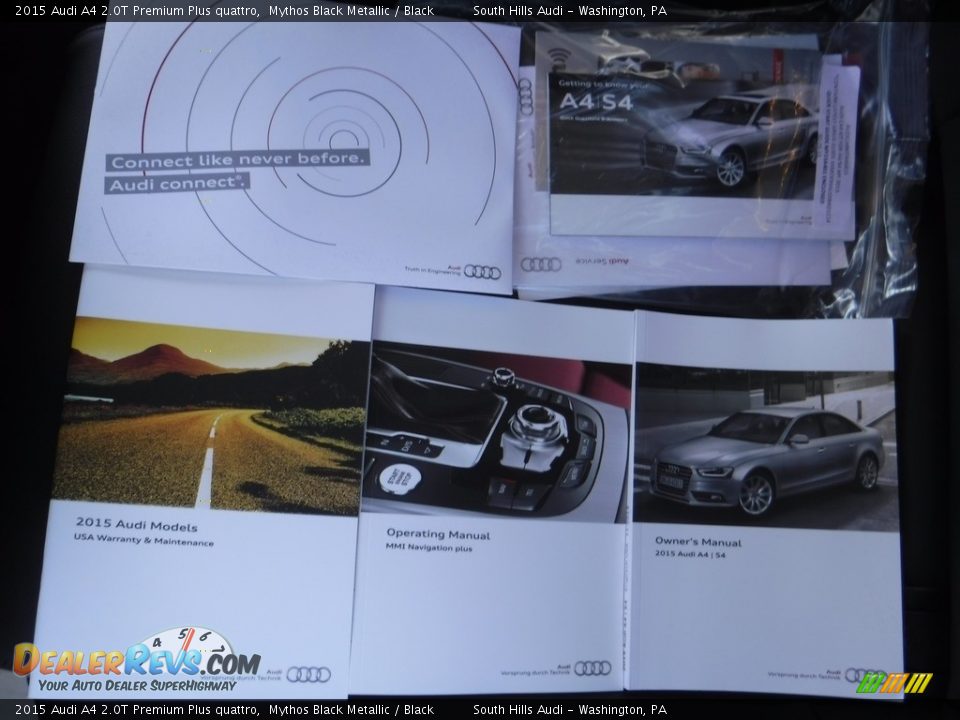 2015 Audi A4 2.0T Premium Plus quattro Mythos Black Metallic / Black Photo #36