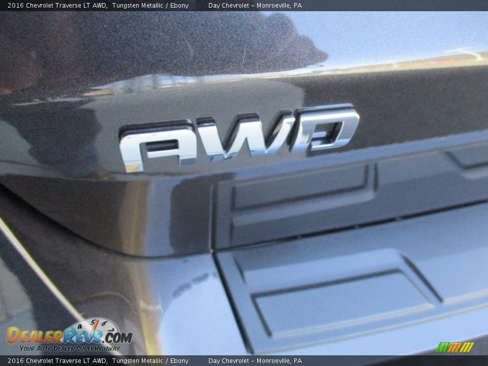 2016 Chevrolet Traverse LT AWD Tungsten Metallic / Ebony Photo #7