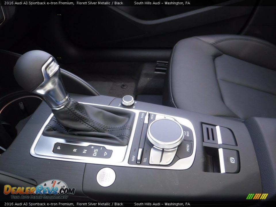2016 Audi A3 Sportback e-tron Premium Florett Silver Metallic / Black Photo #22
