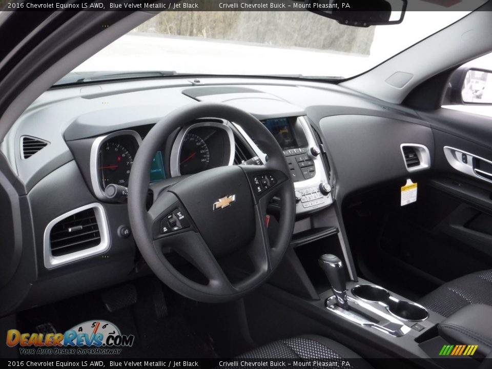 2016 Chevrolet Equinox LS AWD Blue Velvet Metallic / Jet Black Photo #8