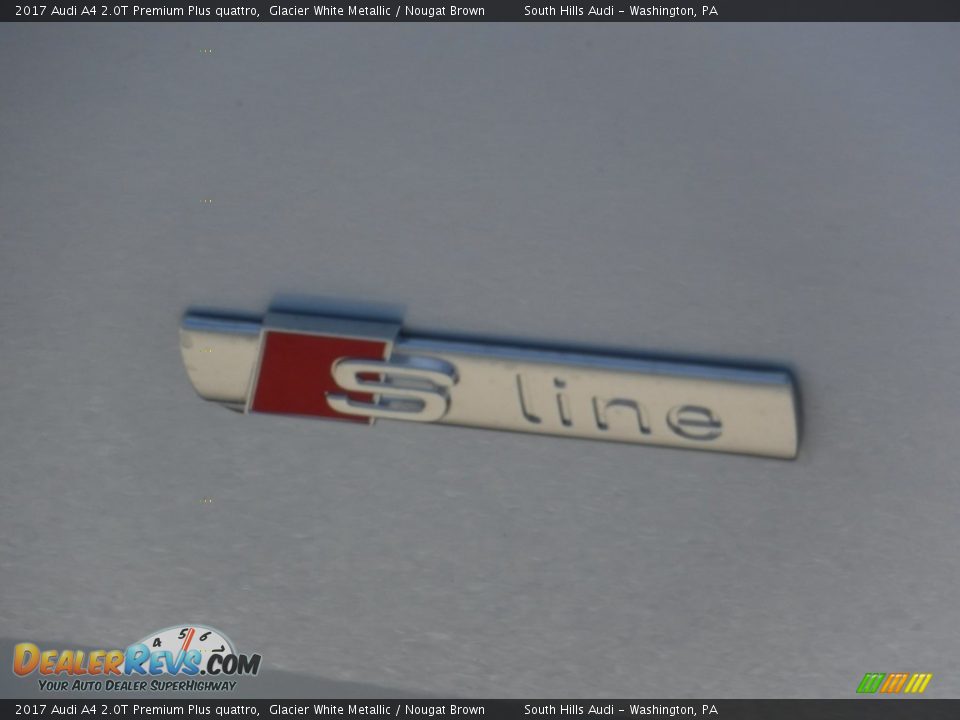 2017 Audi A4 2.0T Premium Plus quattro Glacier White Metallic / Nougat Brown Photo #5