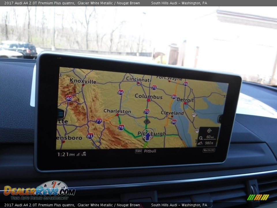 2017 Audi A4 2.0T Premium Plus quattro Glacier White Metallic / Nougat Brown Photo #25