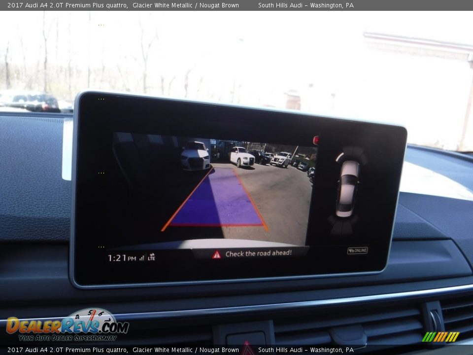 2017 Audi A4 2.0T Premium Plus quattro Glacier White Metallic / Nougat Brown Photo #26