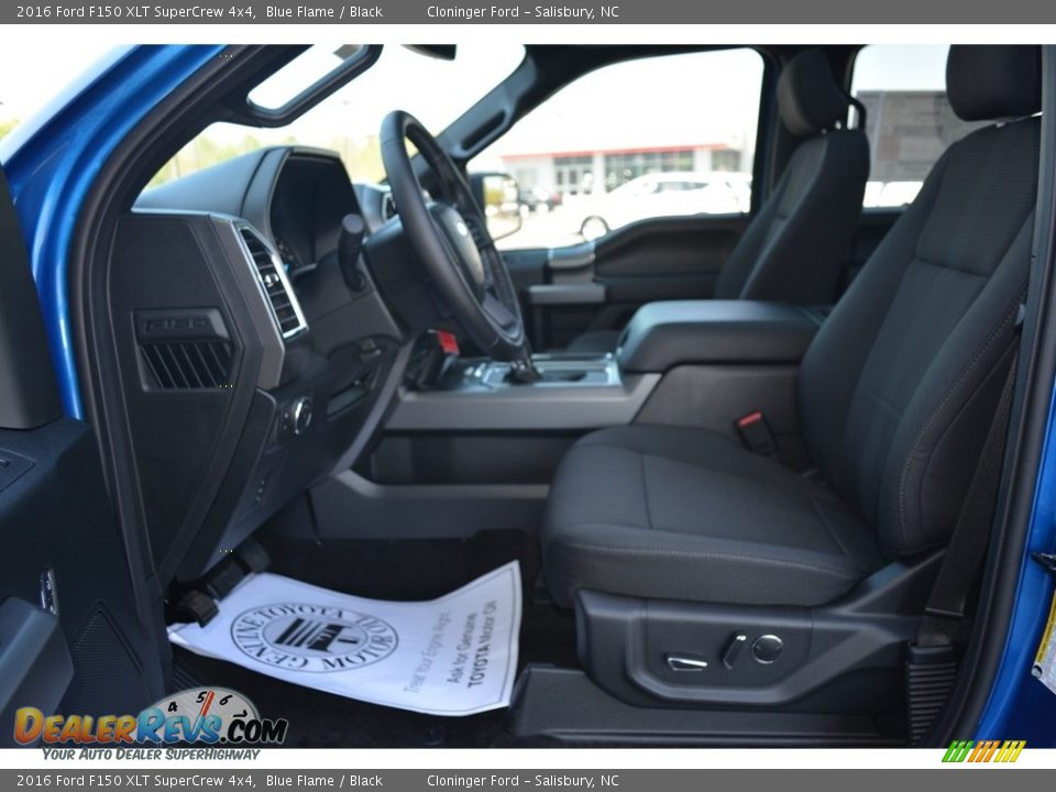 2016 Ford F150 XLT SuperCrew 4x4 Blue Flame / Black Photo #8