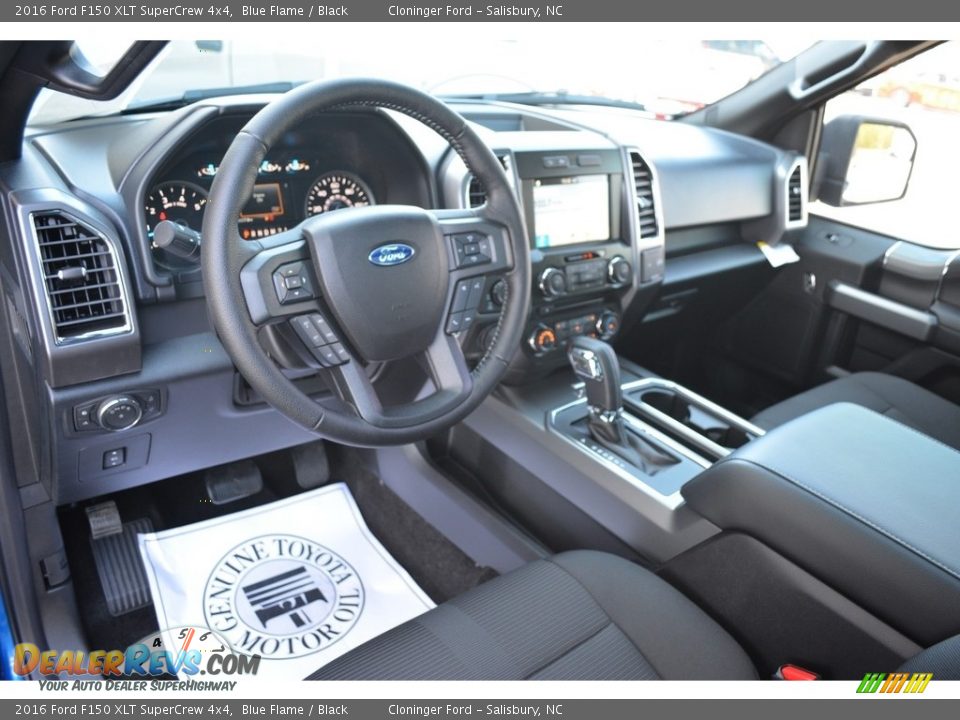 2016 Ford F150 XLT SuperCrew 4x4 Blue Flame / Black Photo #9