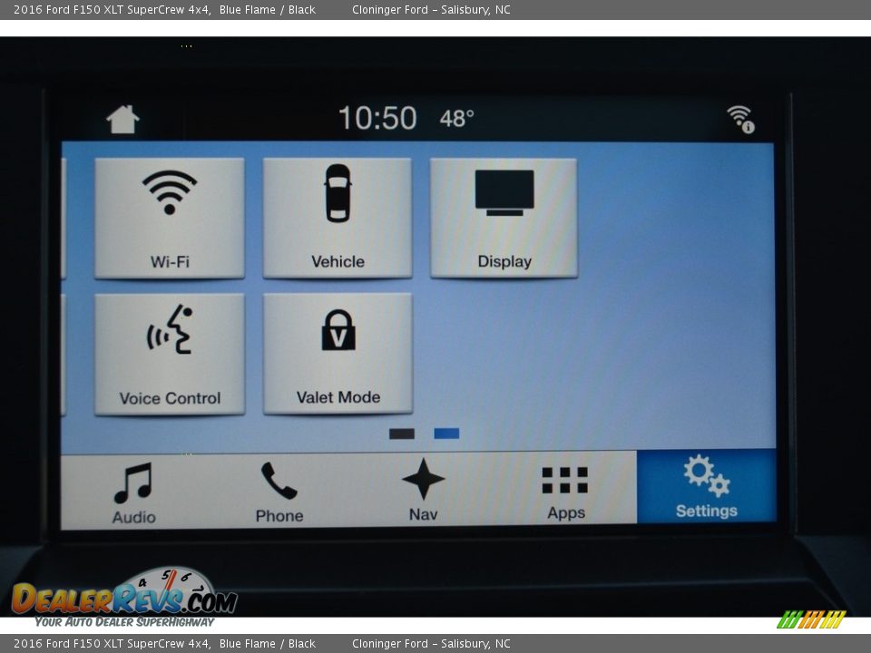 2016 Ford F150 XLT SuperCrew 4x4 Blue Flame / Black Photo #13