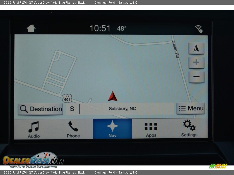 2016 Ford F150 XLT SuperCrew 4x4 Blue Flame / Black Photo #14