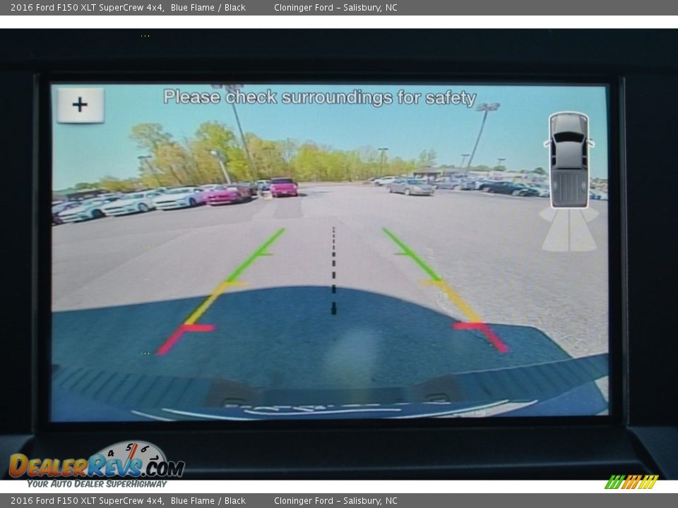 2016 Ford F150 XLT SuperCrew 4x4 Blue Flame / Black Photo #15