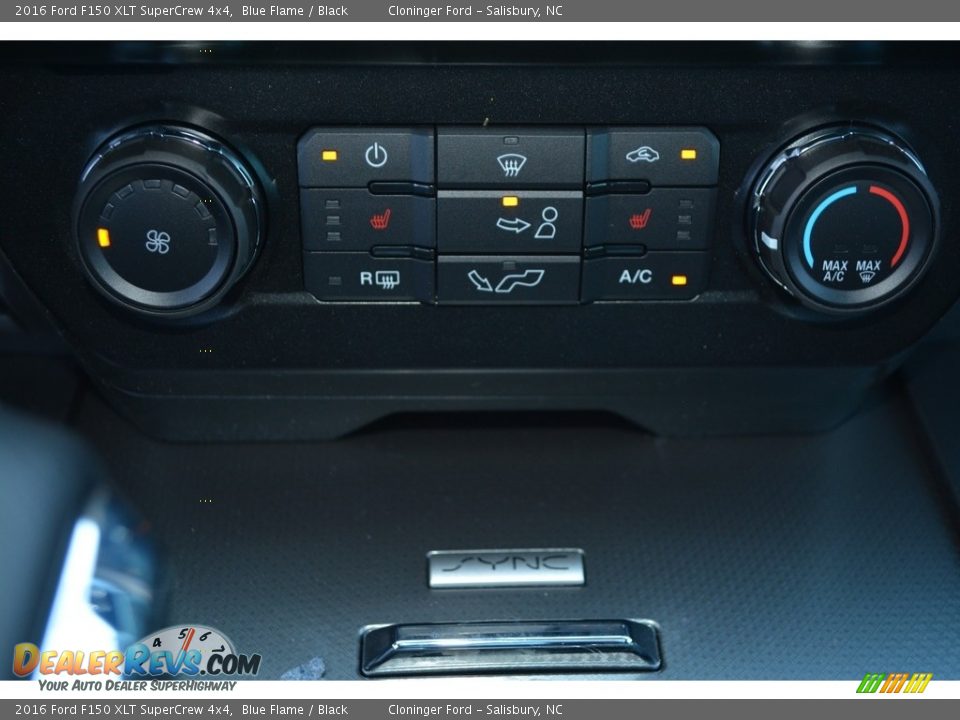2016 Ford F150 XLT SuperCrew 4x4 Blue Flame / Black Photo #16