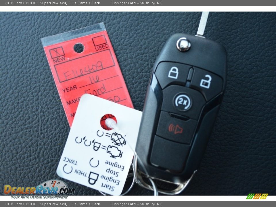2016 Ford F150 XLT SuperCrew 4x4 Blue Flame / Black Photo #25