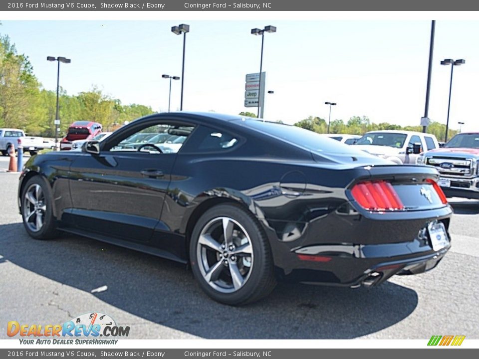2016 Ford Mustang V6 Coupe Shadow Black / Ebony Photo #18