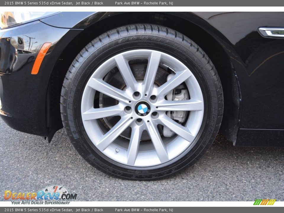 2015 BMW 5 Series 535d xDrive Sedan Jet Black / Black Photo #32