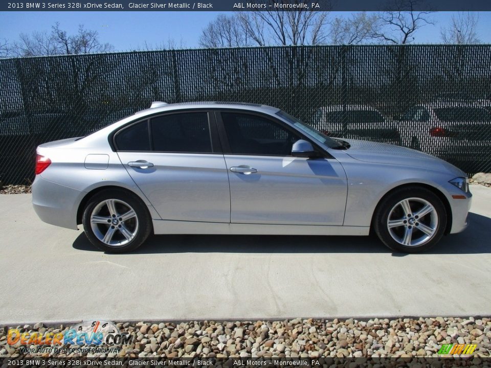 2013 BMW 3 Series 328i xDrive Sedan Glacier Silver Metallic / Black Photo #2