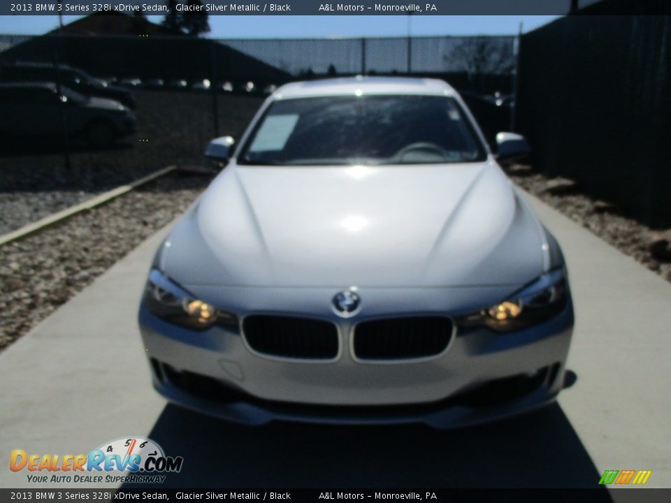 2013 BMW 3 Series 328i xDrive Sedan Glacier Silver Metallic / Black Photo #6