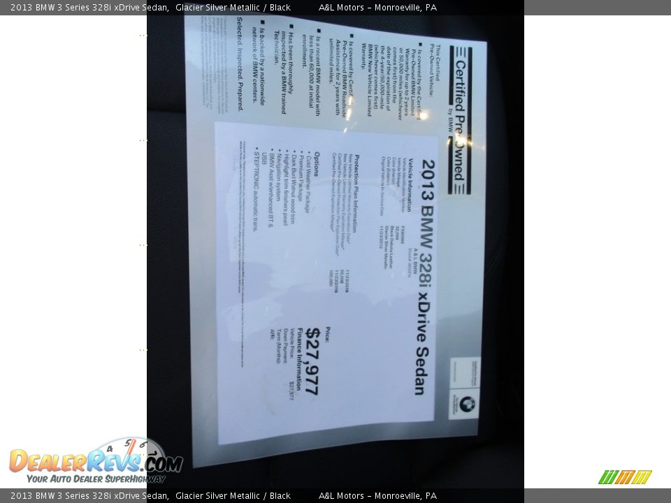 2013 BMW 3 Series 328i xDrive Sedan Glacier Silver Metallic / Black Photo #12