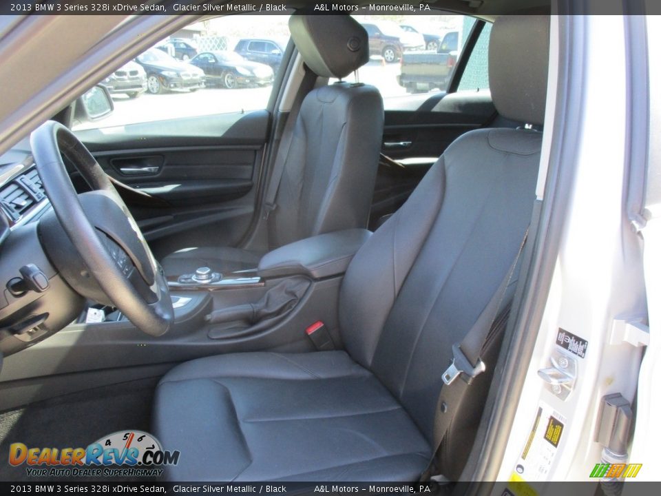 2013 BMW 3 Series 328i xDrive Sedan Glacier Silver Metallic / Black Photo #13