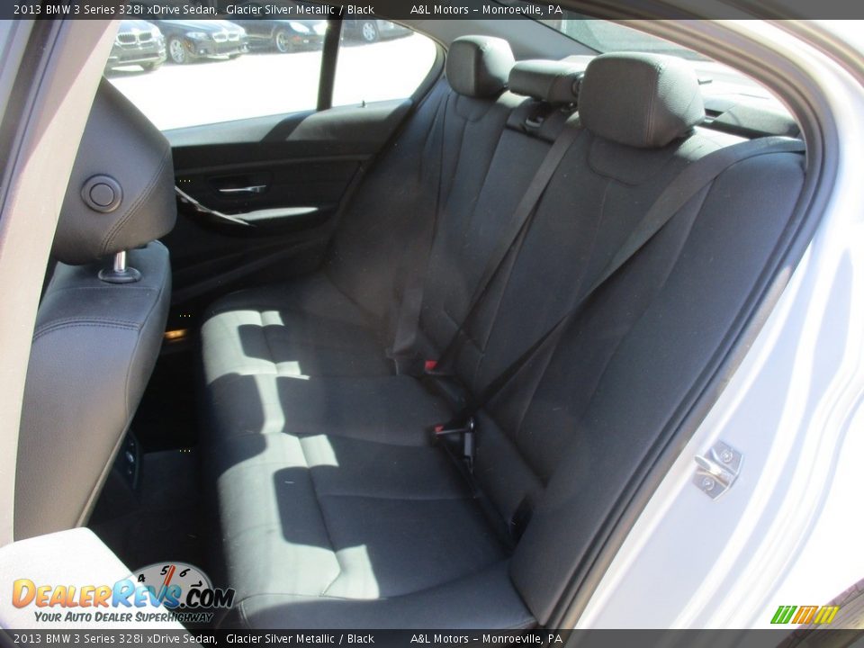 2013 BMW 3 Series 328i xDrive Sedan Glacier Silver Metallic / Black Photo #14