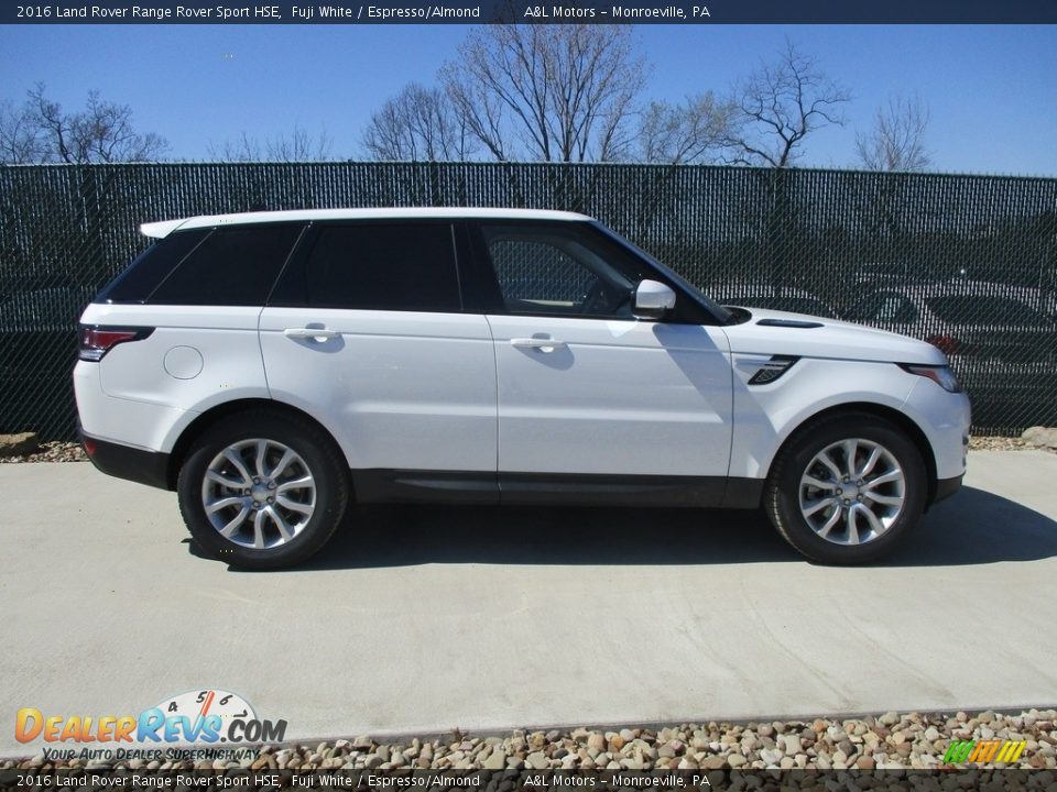 2016 Land Rover Range Rover Sport HSE Fuji White / Espresso/Almond Photo #2